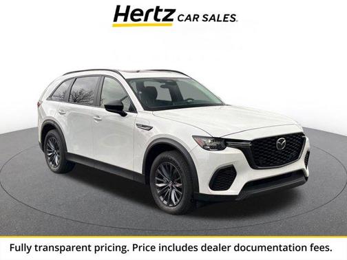 Rhodium White Premium 2025 Mazda CX-70 3.3 Turbo Preferred Package
