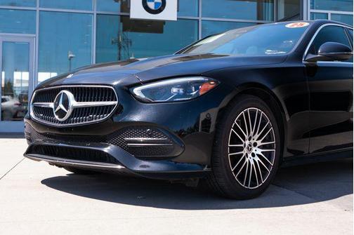 Black 2025 Mercedes-Benz C-Class C 300 4MATIC