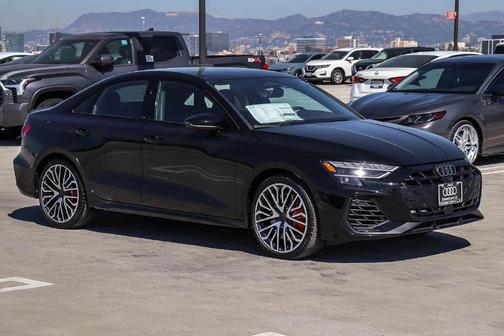 Black 2026 Audi S3 TFSI quattro S tronic