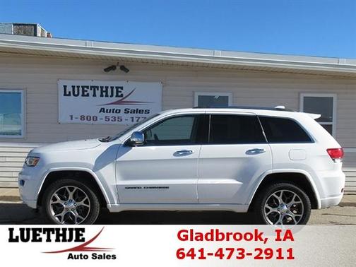 Bright White Clearcoat 2019 Jeep Grand Cherokee Overland