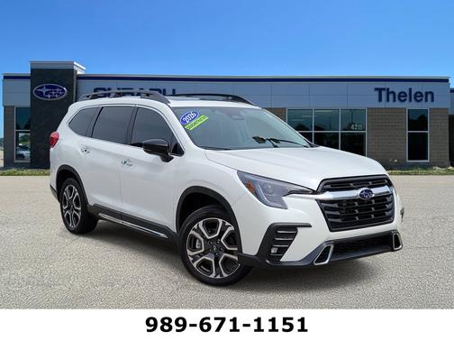 Crystal White Pearl 2026 Subaru Ascent Touring