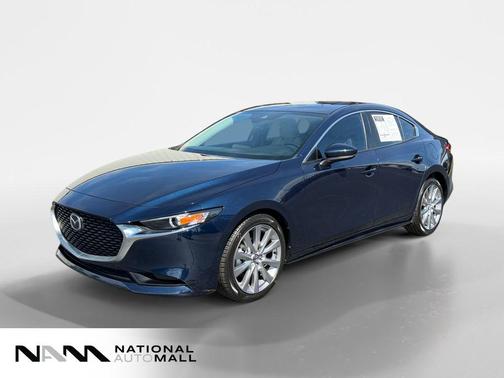 Deep Crystal Blue Mica 2022 Mazda Mazda3 FWD w/Preferred Package