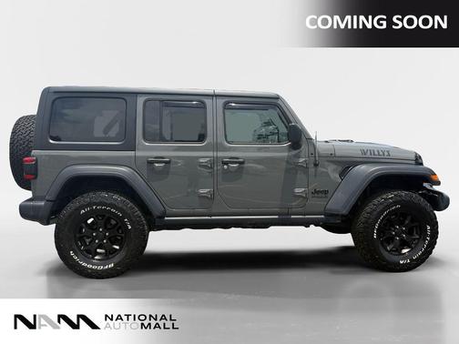 Sting-Gray Clearcoat 2020 Jeep Wrangler Unlimited Willys 4x4