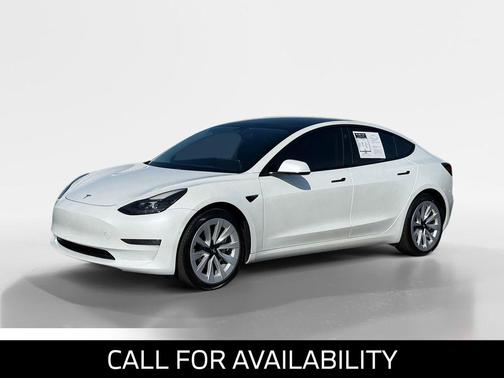 Pearl White Multi-Coat 2021 Tesla Model 3 Long Range