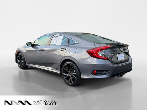 Modern Steel Metallic 2021 Honda Civic Sport