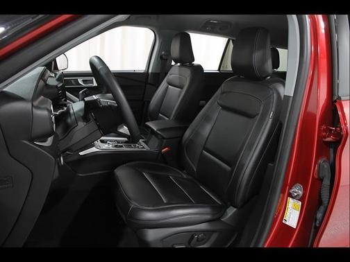Red 2023 Ford Explorer XLT