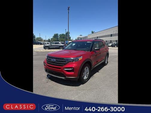 Red 2023 Ford Explorer XLT