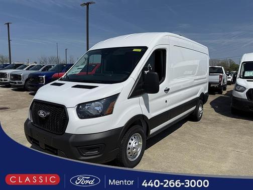 Oxford White 2026 Ford Transit-250 148 WB Medium Roof Cargo