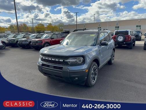 Azure Gray Metallic 2025 Ford Bronco Sport Outer Banks