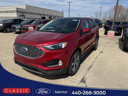 Rapid Red Metallic Tinted Clearcoat 2024 Ford Edge SEL