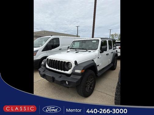 Bright White Clearcoat 2024 Jeep Wrangler Sport