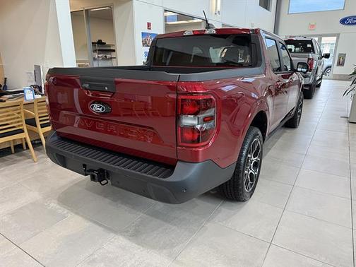 Red 2026 Ford Maverick Lariat