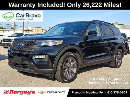 Agate Black Metallic 2023 Ford Explorer XLT