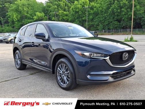 Deep Crystal Blue Mica 2021 Mazda CX-5 Touring
