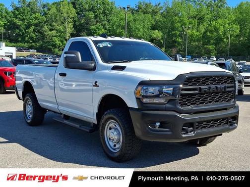 Bright White Clearcoat 2023 RAM 2500 Tradesman Regular Cab 4x4 8' Box