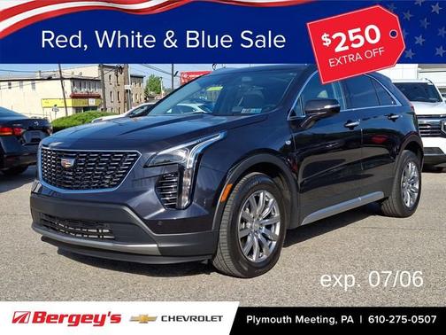 Galactic Gray Metallic 2023 Cadillac XT4 Premium Luxury