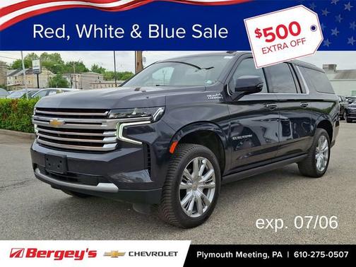 Dark Ash Metallic 2024 Chevrolet Suburban High Country