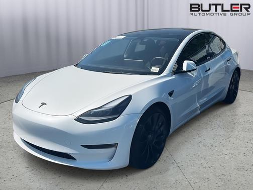 Pearl White Multi 2023 Tesla Model 3 Performance