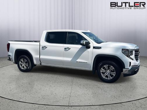Summit White 2024 GMC Sierra 1500 SLT