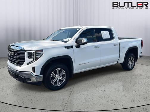 Summit White 2024 GMC Sierra 1500 SLT