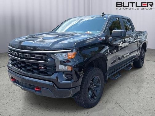 Black 2026 Chevrolet Silverado 1500 Custom Trail Boss