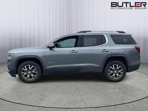 Satin Steel Metallic 2022 GMC Acadia SLE