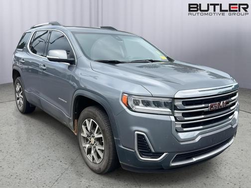 Satin Steel Metallic 2022 GMC Acadia SLE
