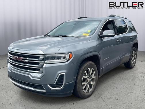 Satin Steel Metallic 2022 GMC Acadia SLE