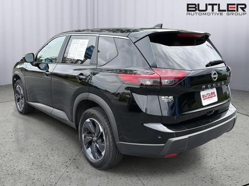 Black 2025 Nissan Rogue SV