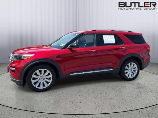 Rapid Red Metallic Tinted Clearcoat 2022 Ford Explorer Limited