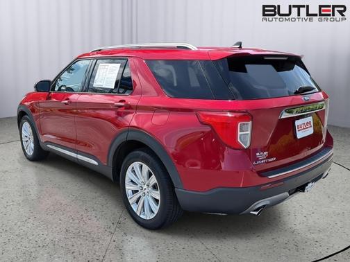 Rapid Red Metallic Tinted Clearcoat 2022 Ford Explorer Limited
