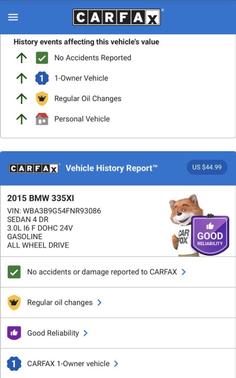 2015 BMW 335 335i xDrive AWD 4dr Sedan