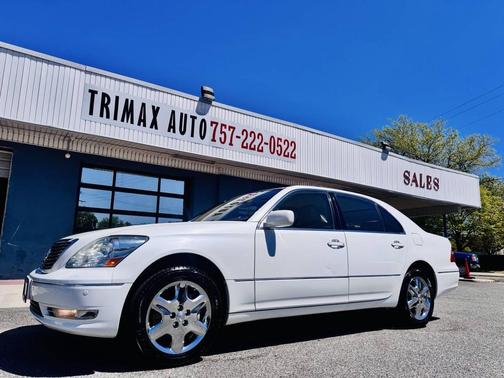 Crystal White 2004 Lexus LS 430 Base Sedan