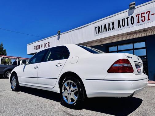 Crystal White 2004 Lexus LS 430 Base