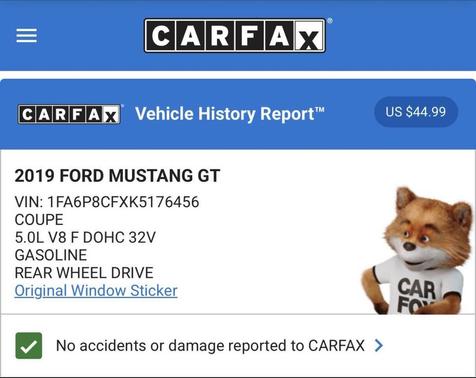 2019 Ford Mustang GT Premium