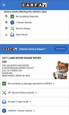 2017 Land Rover Range Rover 3.0L Supercharged HSE