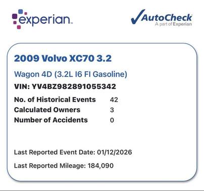 2009 Volvo XC70 3.2
