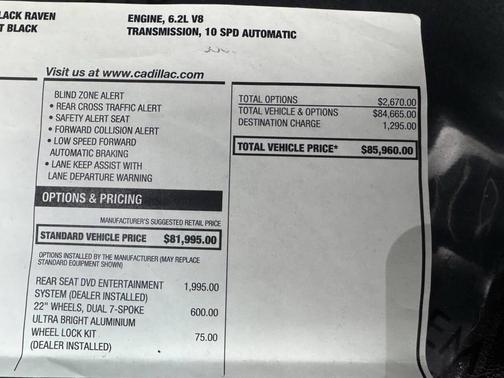 2018 Cadillac Escalade Luxury