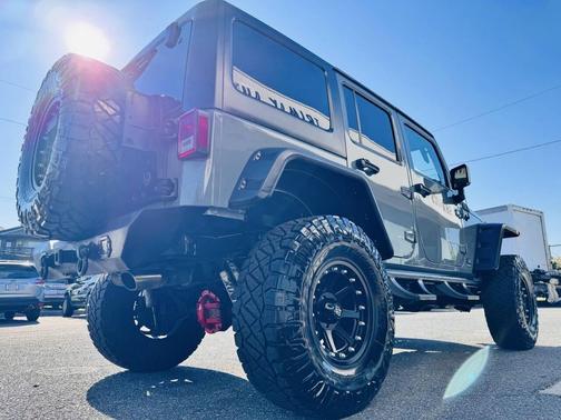 Gray 2015 Jeep Wrangler Unlimited Sahara