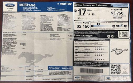 White 2017 Ford Mustang GT Premium