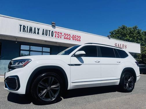 White 2021 Volkswagen Atlas 3.6L SE w/Technology
