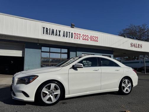 White 2018 Mercedes-Benz CLA 250 4MATIC Sedan