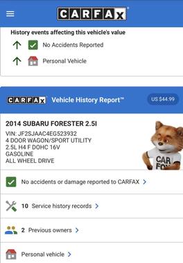 2014 Subaru Forester 2.5i
