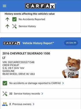 2016 Chevrolet Silverado 1500 2LT