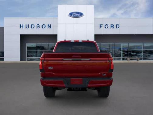 Rapid Red Metallic Tinted Clearcoat 2025 Ford F-150 Lightning Platinum