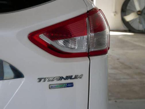 White Platinum Tricoat 2014 Ford Escape Titanium
