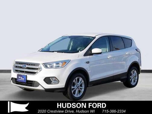 White Platinum Metallic Tri-Coat 2017 Ford Escape SE
