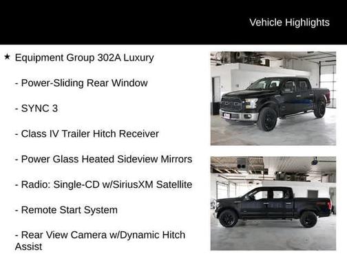 Shadow Black 2016 Ford F-150 XLT