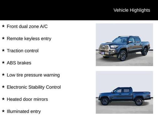 Magnetic Gray Metallic 2022 Toyota Tacoma TRD Sport