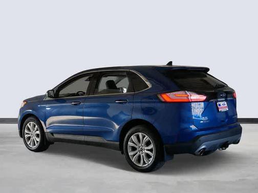 Atlas Blue Metallic 2020 Ford Edge Titanium